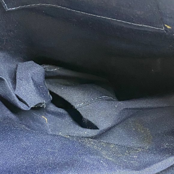 COACH XL Tan White Jacquard Fabric Shoulder Bag - Picture 9 of 12